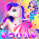 Princess Pony Horse Caring Icon