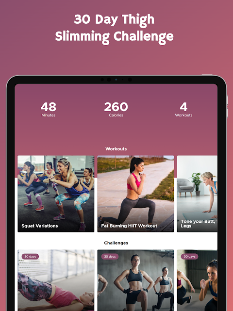 Thigh Slimming Challenge APK Download for Android Aptoide