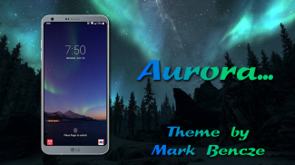 Aurora Theme for LG G6 screenshot 4