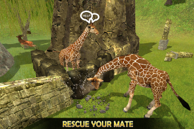 Giraffe Family Life Jungle Sim screenshot 10