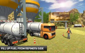 Oil Tanker Transporter 2018 Fuel Truck Driving Sim screenshot 8