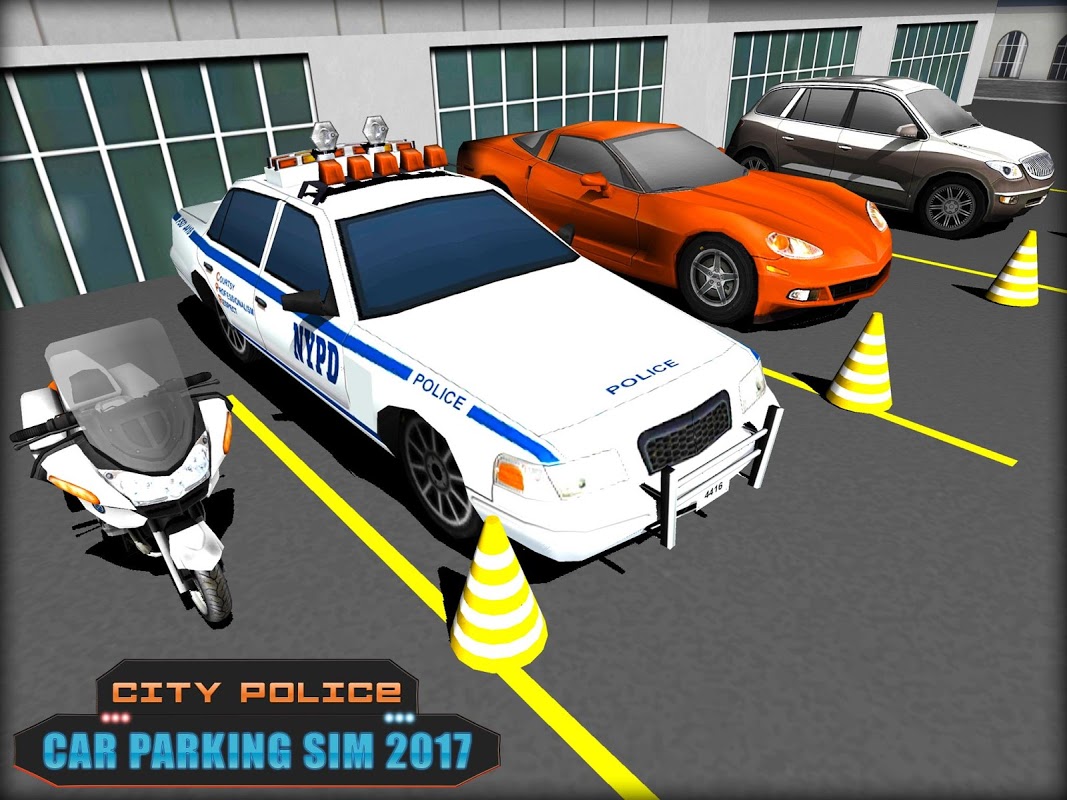 Jogo de estacionar carros da polícia em cima do caminhão, US Police City  Car Transport Truck 3D, kid 