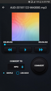 MP3 WAV AAC M4A Audio Pemotong, Konverter screenshot 2
