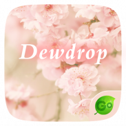 Dewdrop GO Keyboard Theme screenshot 2