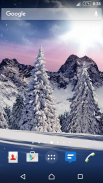 Christmas Snowfall Live Wallpaper FREE screenshot 2