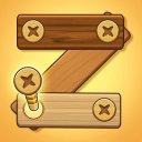 Screw Puzzle: Wood Nut & Bolt Icon