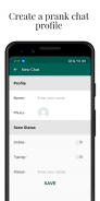 Fake Chat WhatsMock Prank chat app screenshot 1