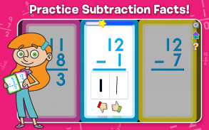 Subtraction Flash Cards screenshot 2