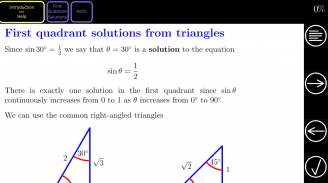 Trig Tutorial 2: Solving Eqns screenshot 1