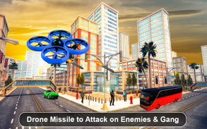 City Drone Serang - Penyelamat Misi & Permainan screenshot 5