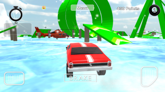 Snow Car Race & Stunts Extreme by Kaufcom screenshot 0