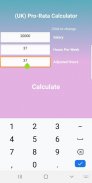 Pro-rata & Holiday calculator (2019 UK) screenshot 3