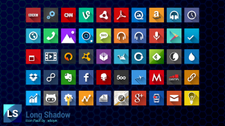 Long Shadow Icon Pack screenshot 4