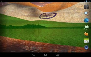 3D India Flag Live Wallpaper screenshot 0