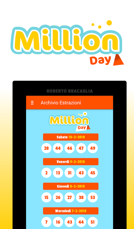 Estrazioni Million Day APK Android Aptoide