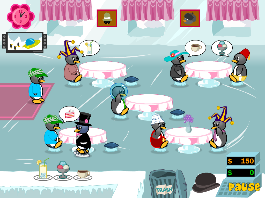 Penguin Diner: All Upgrades 