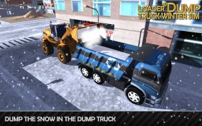Loader&Dump Truck inverno SIM screenshot 4