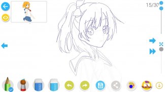 How to draw anime & manga with tutorial - DrawShow screenshot 1