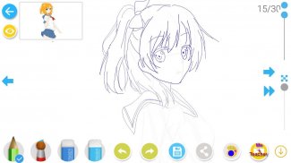 How to draw anime & manga with tutorial - DrawShow screenshot 0