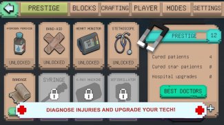 Pandemic Craft de juegos para médicos y hospitales screenshot 0