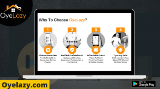 OyeLazy - Home Services, Maintenance, Repairs App screenshot 1