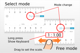 Scale Ruler - various scales screenshot 0