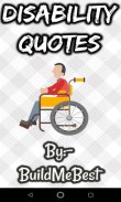 Disability Quotes - English Handicapped Motivation screenshot 3