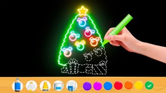 Draw Glow Christmas screenshot 7