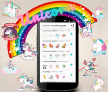 🦄 WAStickerApps Unicorns Stickers para WhatsApp🌈 screenshot 4