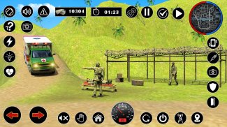 US Army Ambulance Game: Rescue screenshot 0