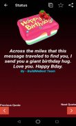 Happy Birthday Wishes, Quotes, Bday Greeting Cards screenshot 2