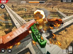 Train Vs Giant Pit Crash Games screenshot 10