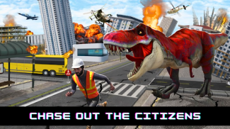 Rampage Dinosaur- Smash City screenshot 1