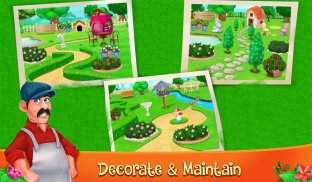 Andy's Garden Decoration Landscape Cleaning Game screenshot 0