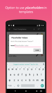 Text Templates - Templates and screenshot 1
