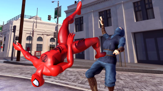 Ninja hero spider street game screenshot 2