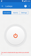 Lockeye : Wrong password alarm &  Anti-Theft screenshot 0