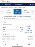 Garuda Indonesia Mobile screenshot 4