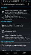 ROM Manager screenshot 0