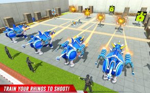 Rhino Robot Car Transform Game screenshot 0