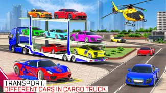 Car Transport Truck Games screenshot 0