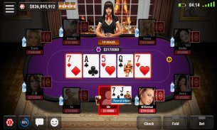 Texas Hold'em Poker + | Social screenshot 2