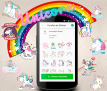 🦄 WAStickerApps Unicorns Stickers para WhatsApp🌈 screenshot 6