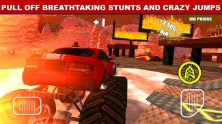 राक्षस ट्रक रेसिंग हीरो 3 डी screenshot 2