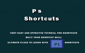 Shortcuts keys of Photo Shop screenshot 4