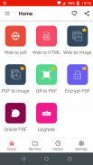 Web page to PDF, HTML, PNG, QR screenshot 6