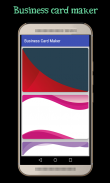 Business card maker App screenshot 0