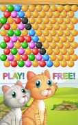 Juegos de burbujas Gatos screenshot 2