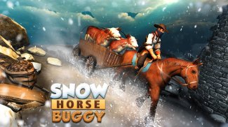 Snow Horse Taxi Simulator game screenshot 0