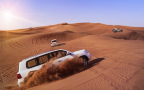 Dubai Desert Safari Prado Racing game 3D screenshot 2